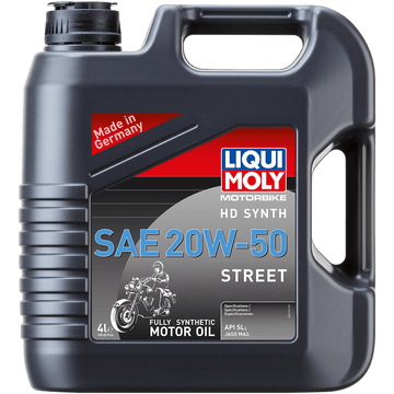 LIQUI MOLY H-D® Synthetic 4T Street Oil 20W-50 4 Liter 20102