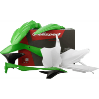 POLISPORT Body Kit Complete OEM Green/White/Black KX 450F 90689