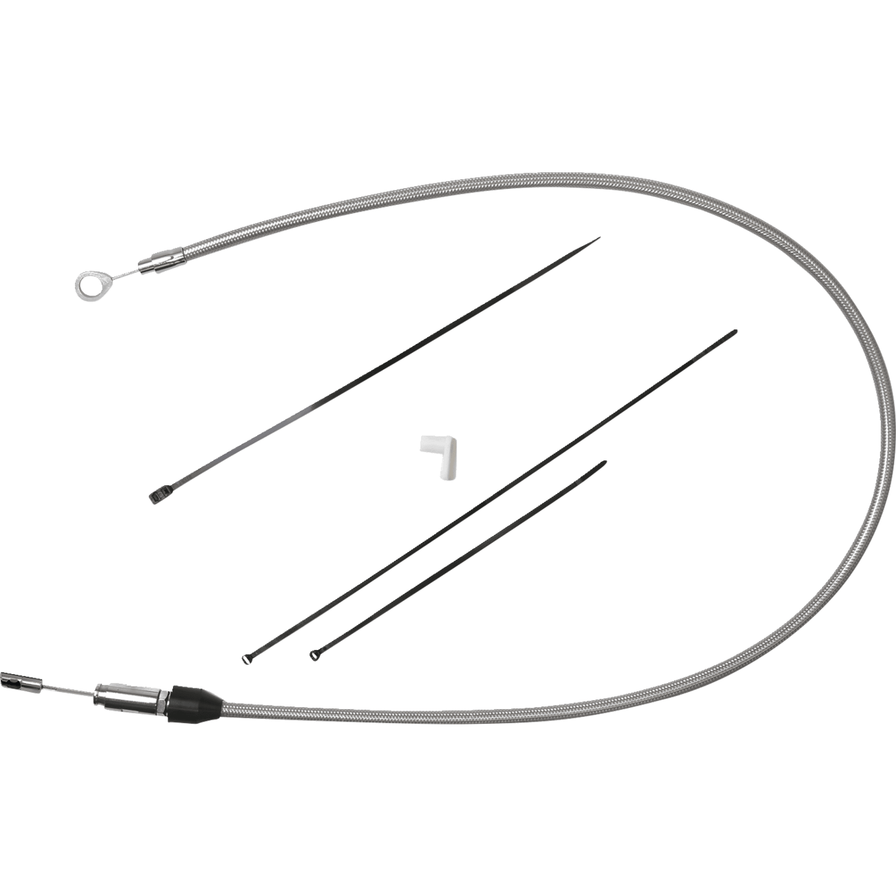 DRAG SPECIALTIES Clutch Cable Upper 40" Stainless Steel