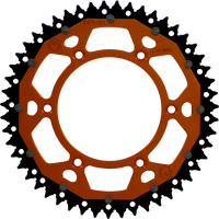 MOOSE RACING Dual Sprocket Orange 51 Tooth