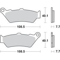 SBS LS Brake Pads 674LS