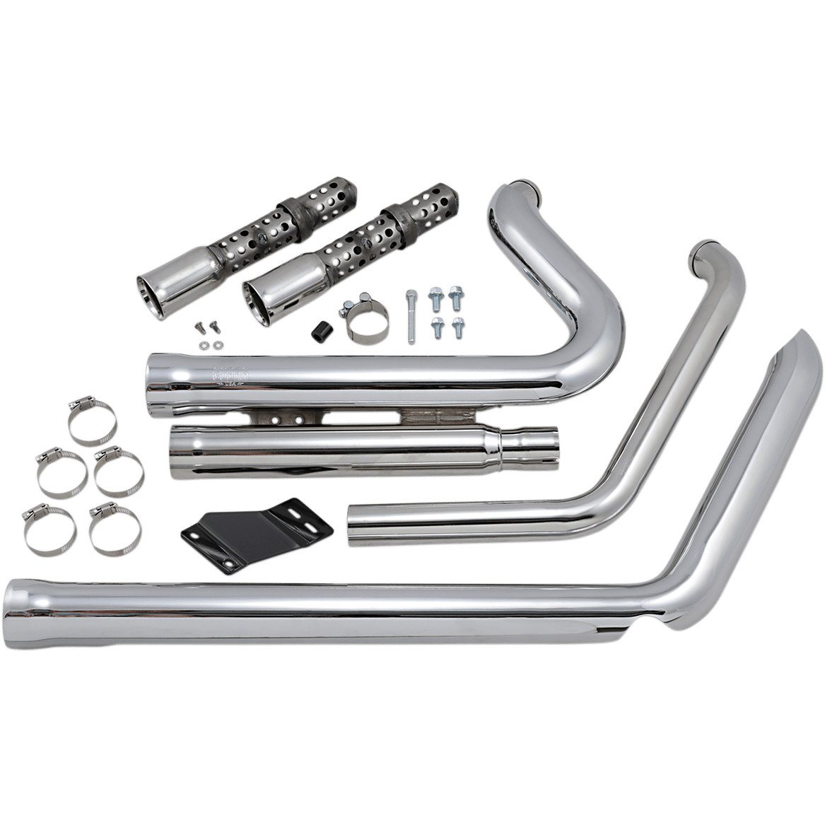 COBRA 909 Exhaust Chrome '12-'17 Softail 6711