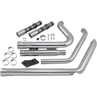 COBRA 909 Exhaust Chrome '12-'17 Softail 6711