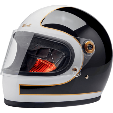 BILTWELL Gringo S Helmet Gloss White/Black Tracker XS 1003566501