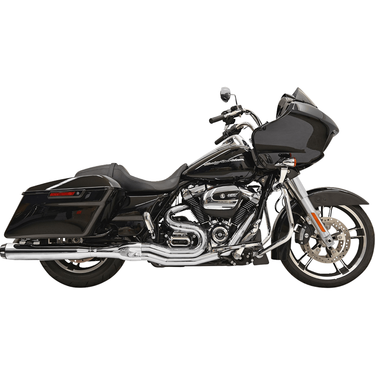 BASSANI XHAUST 2-into-1 Exhaust System 49-State Chrome 1F58RE