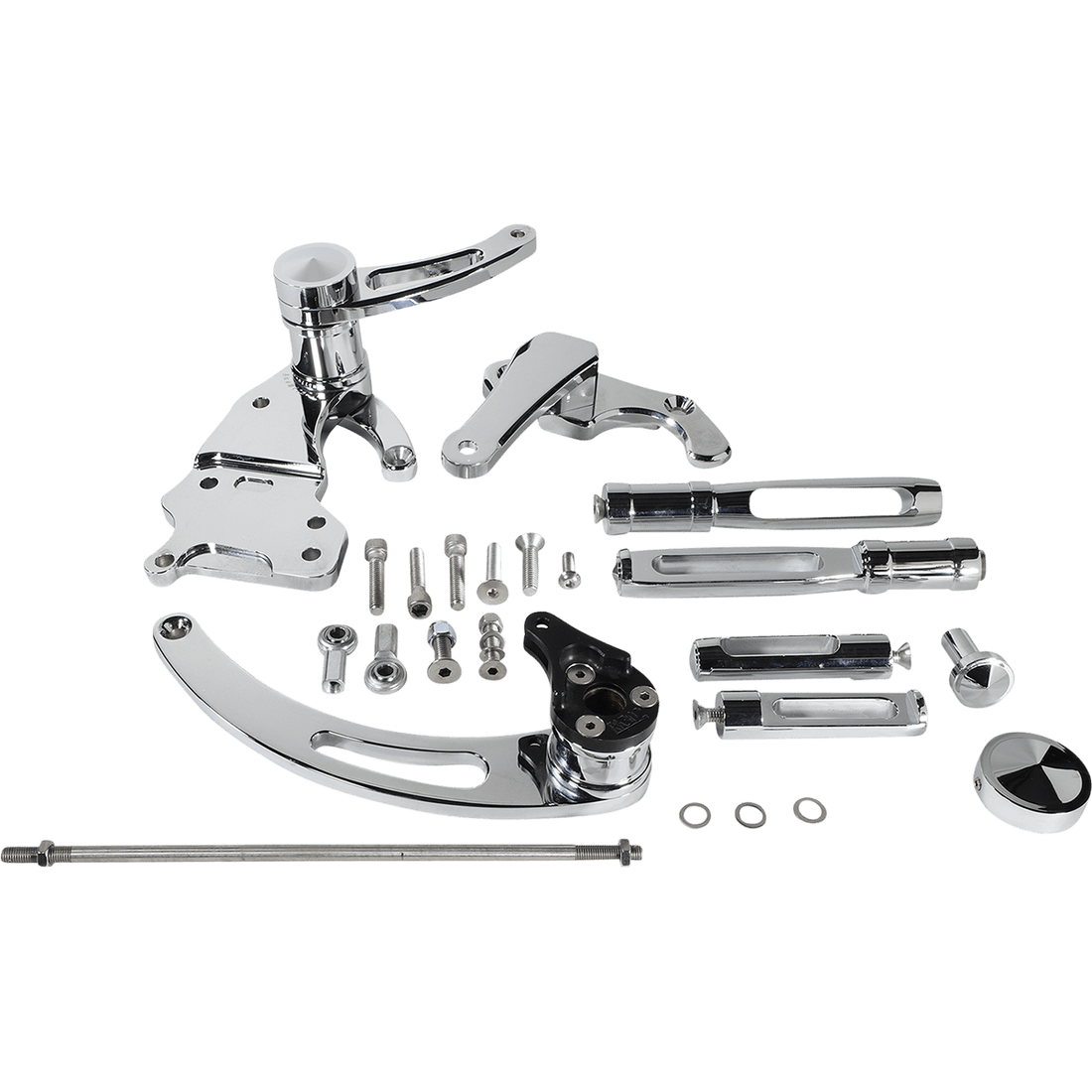 ACCUTRONIX Forward Control Chrome Slotted FC405SSC