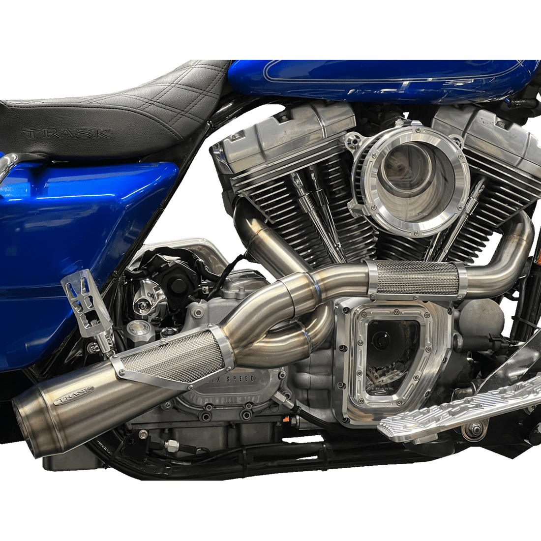 TRASK 2-into-1 Big Sexy Exhaust System Raw Stainless Steel TM5120