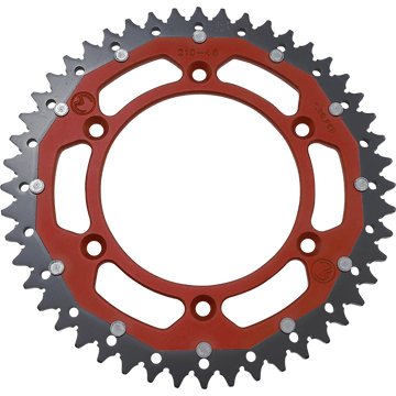 MOOSE RACING Dual Sprocket Red 48 Tooth