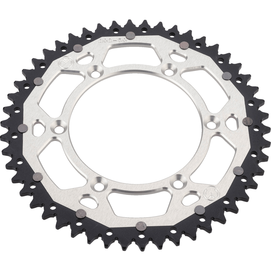 MOOSE RACING Dual Sprocket Silver 49 Tooth