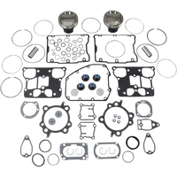 WISECO Piston Kit with Gasket Standard Twin Cam 88" Bored to 1550 cc (95 Cubic Inch)