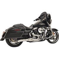 BASSANI XHAUST Road Rage II 2-Into-1 Mid-Length Exhaust System Chrome 1F62C