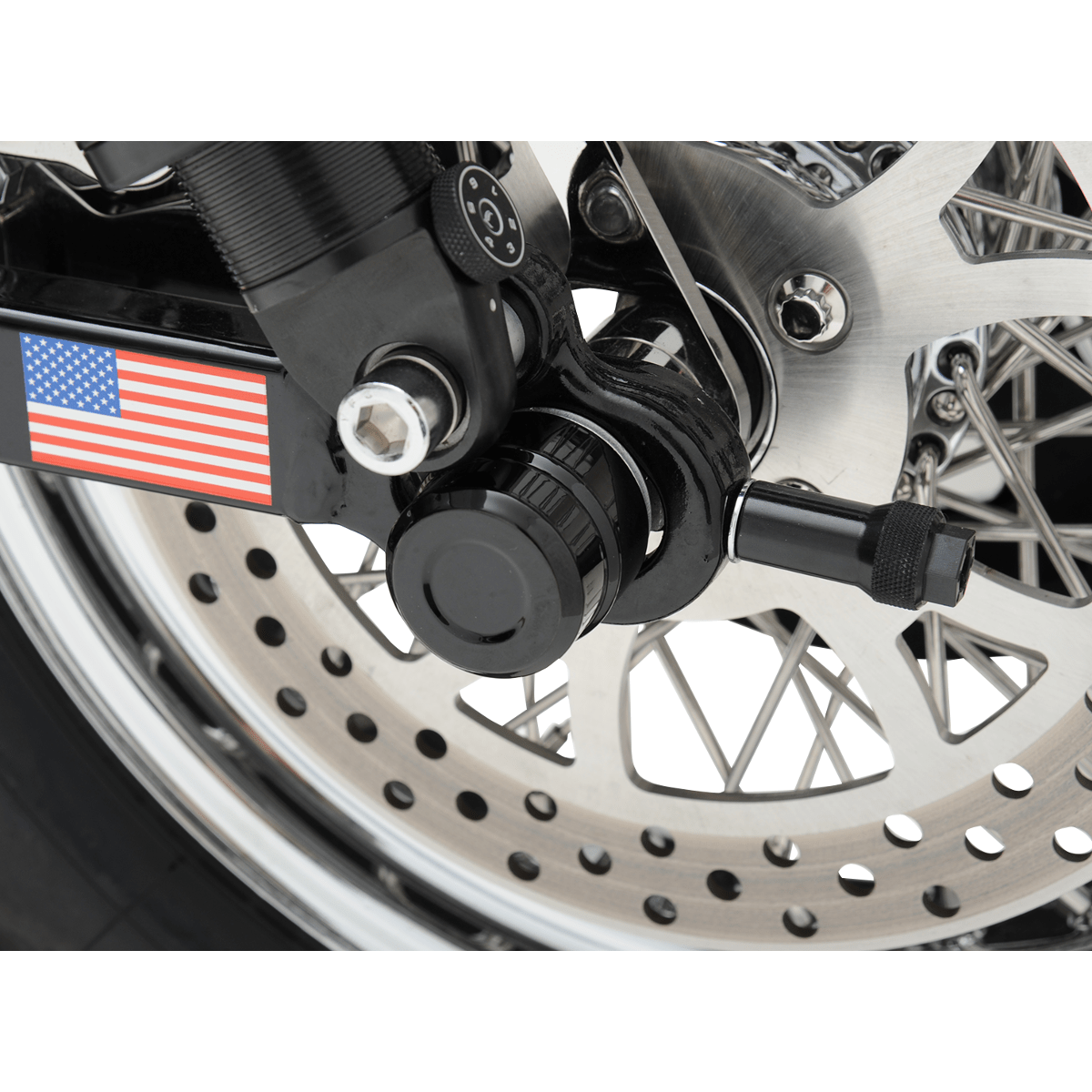 DRAG SPECIALTIES Axle Cap Rear Black