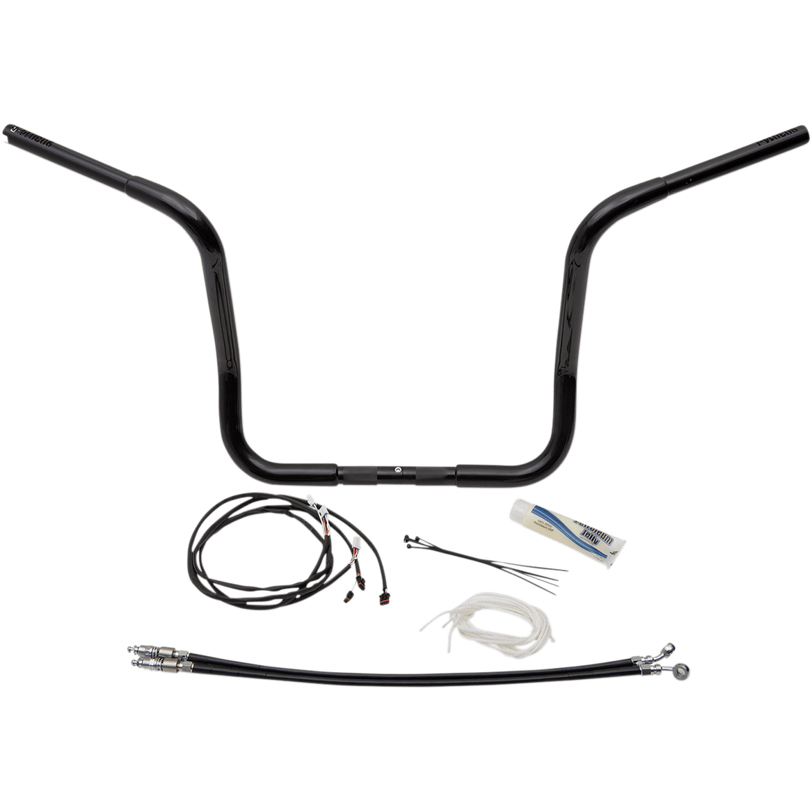 FAT BAGGERS INC. Handlebar Kit Rounded Top 14" Black 909514B