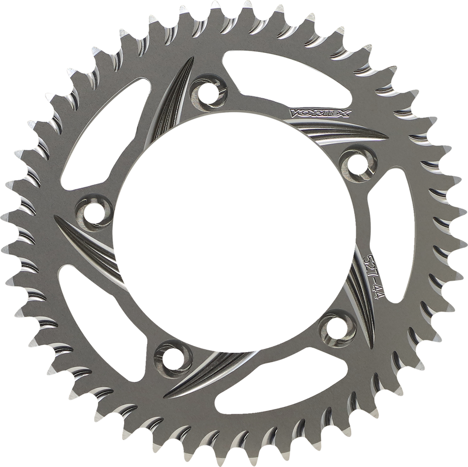 VORTEX Aluminum Sprocket Silver Rear 44 Tooth