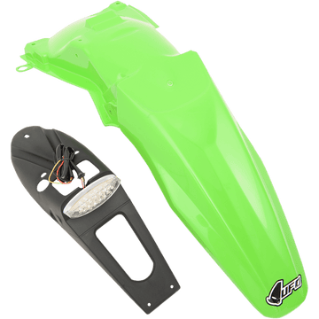 UFO Enduro Rear Fender with Light Green