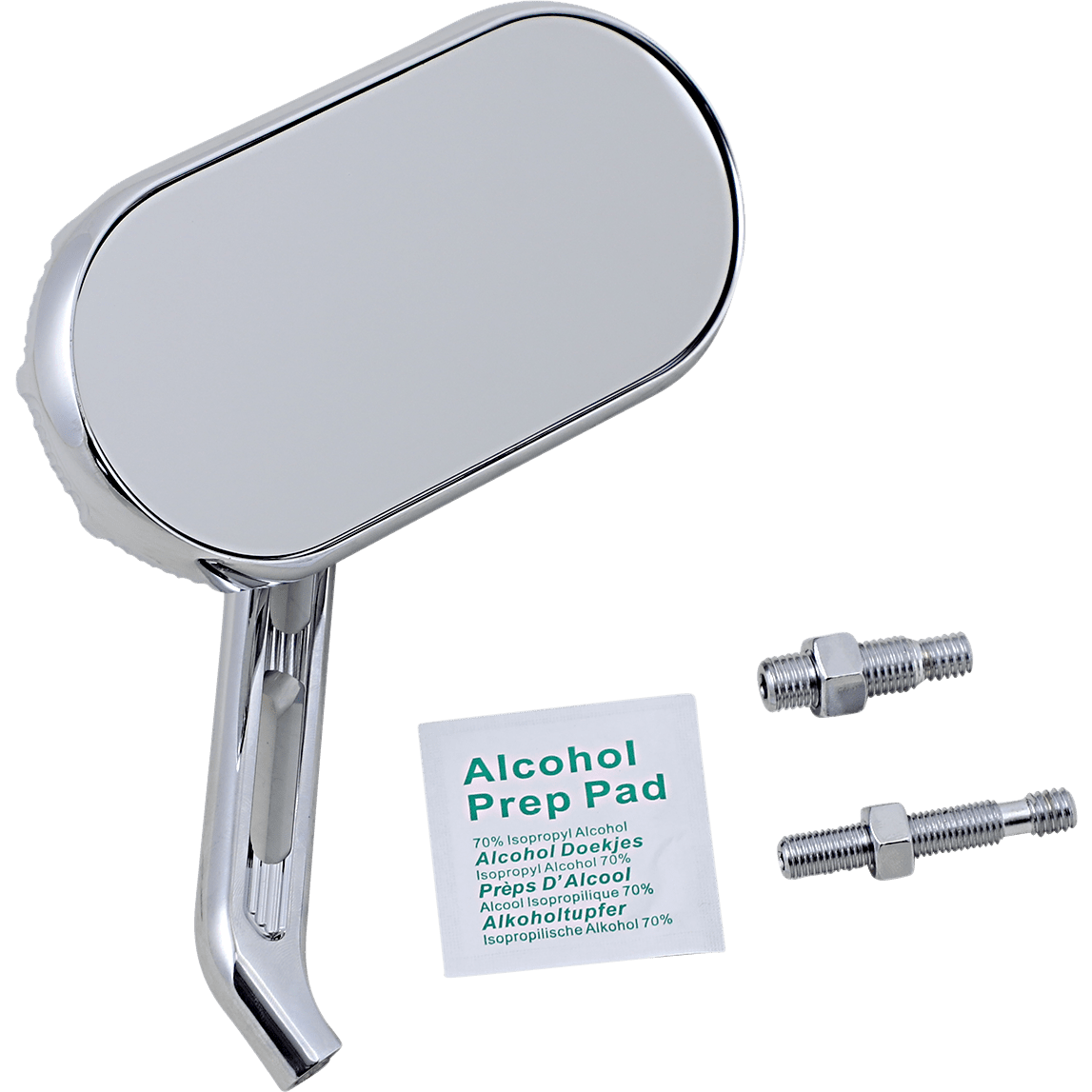 ARLEN NESS Mirror Sidekick Side View Oval Chrome Right 510003