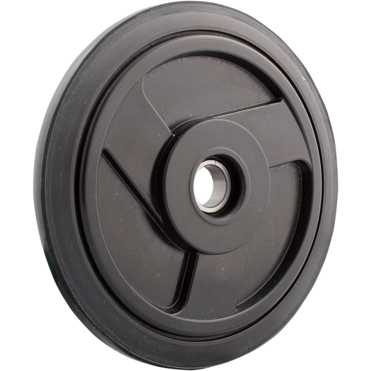 KIMPEX Idler Wheel with Bearing 6004-2RS Black Group 13 178 mm OD x 20 mm ID