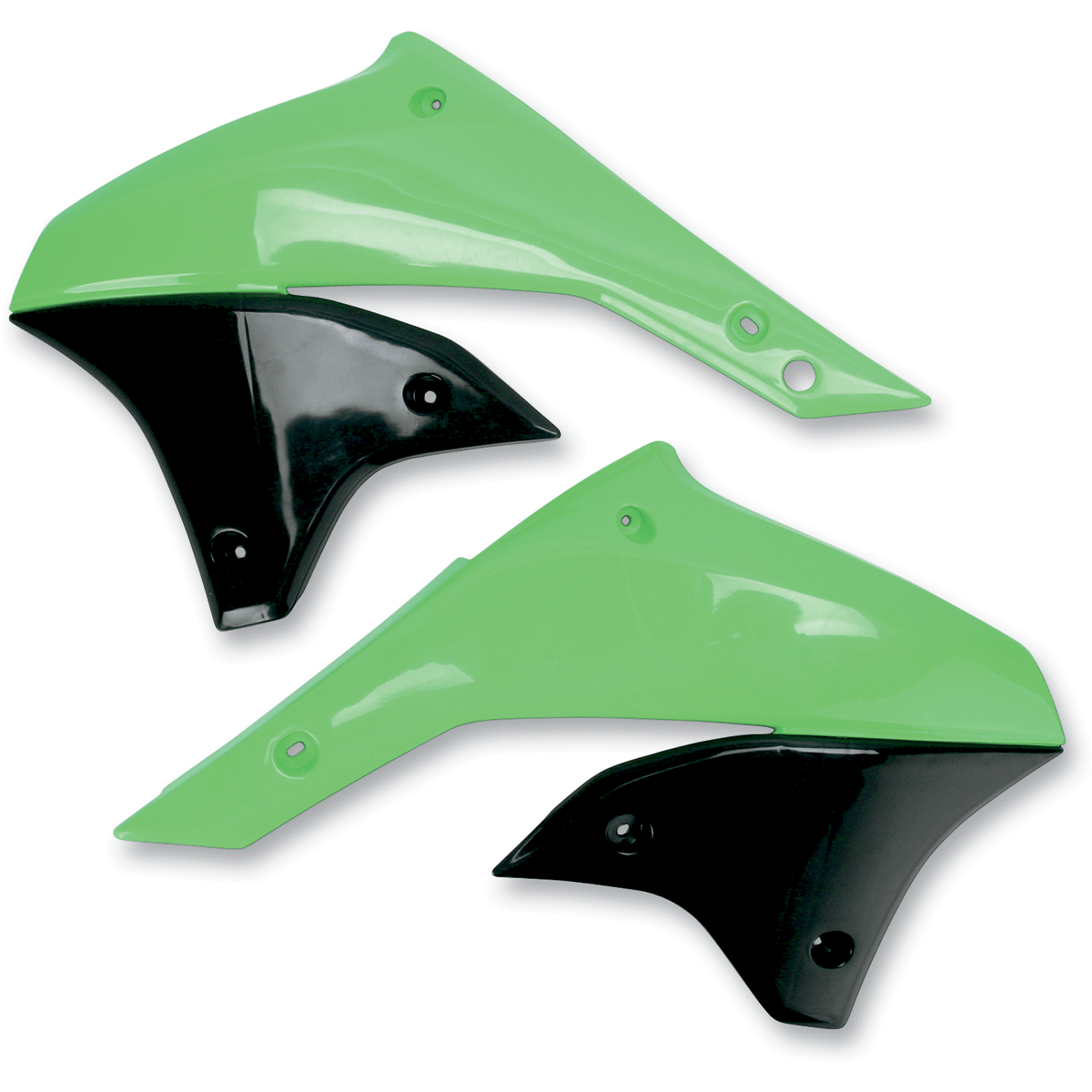 UFO Radiator Shrouds Green/Black