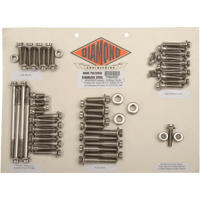 DIAMOND ENGINEERING Fastener Kit Engine/Rocker Box 12-Point Flange Dyna PB605S