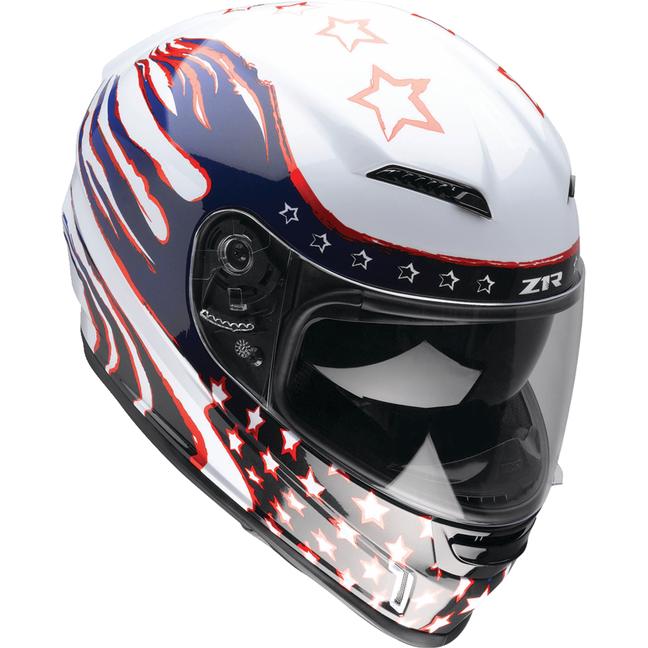 Z1R Jackal Helmet Patriot Red/White/Blue Small