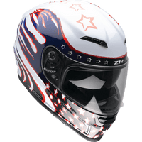 Z1R Jackal Helmet Patriot Red/White/Blue Small