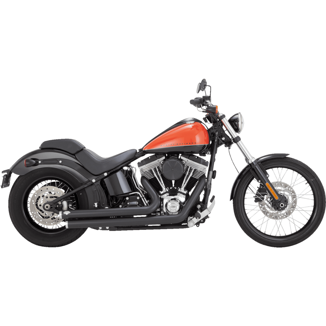 VANCE & HINES Big Shots Staggered Exhaust System Matte Black 47959