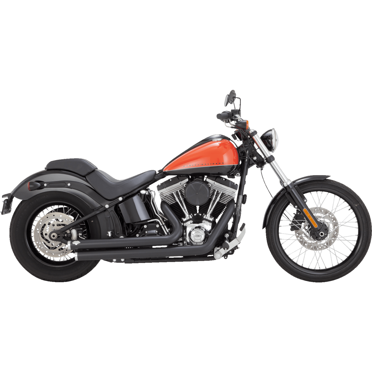 VANCE & HINES Big Shots Staggered Exhaust System Matte Black 47959