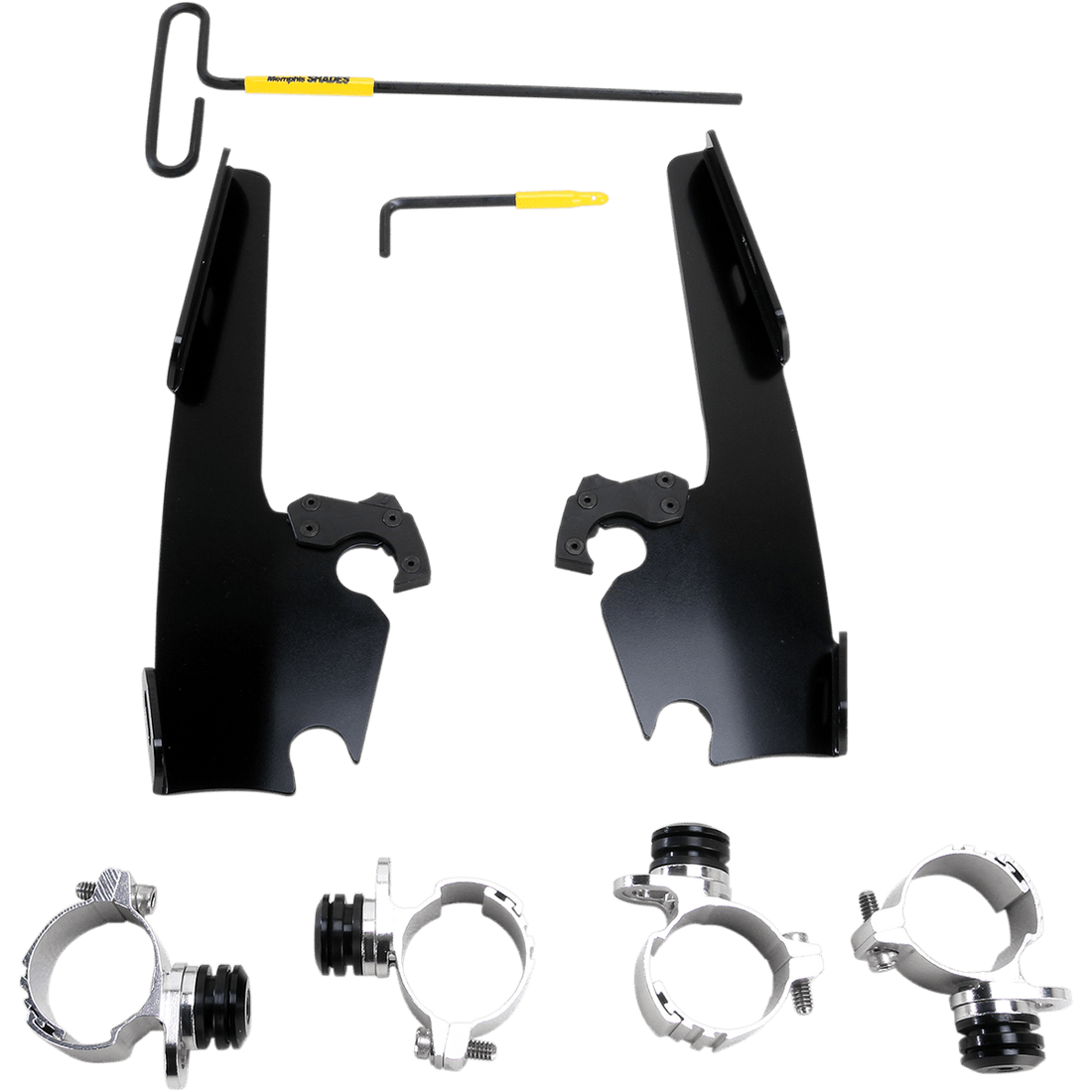 MEMPHIS SHADES Fats/Slim Mounting Kit Black XL12C MEB2005