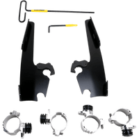 MEMPHIS SHADES Fats/Slim Mounting Kit Black XL12C MEB2005