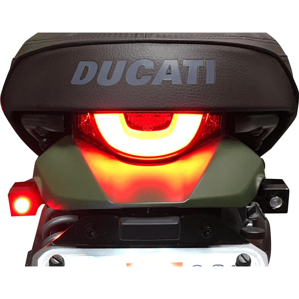 JOKER MACHINE Side-mount LED Turn Signals Black/Amber 05206AB