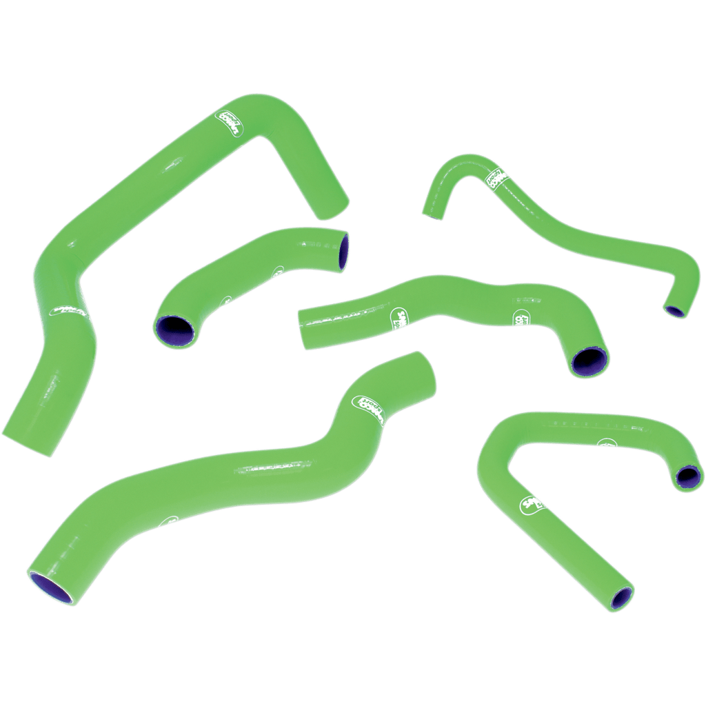 SAMCO SPORT Radiator Hose Kit Green Kawasaki KAW31GN