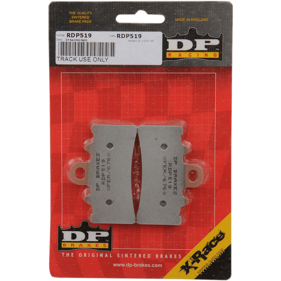 DP BRAKES RDP Racing Brake Pads Husqvarna/KTM