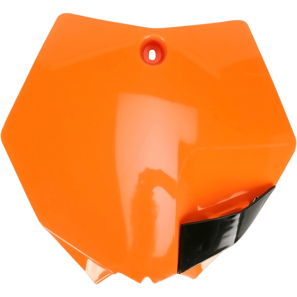 UFO Front Number Plate Orange