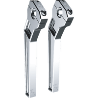 TODD'S CYCLE Risers Pullback 1" Clamping 10" Rise Chrome TDR1210