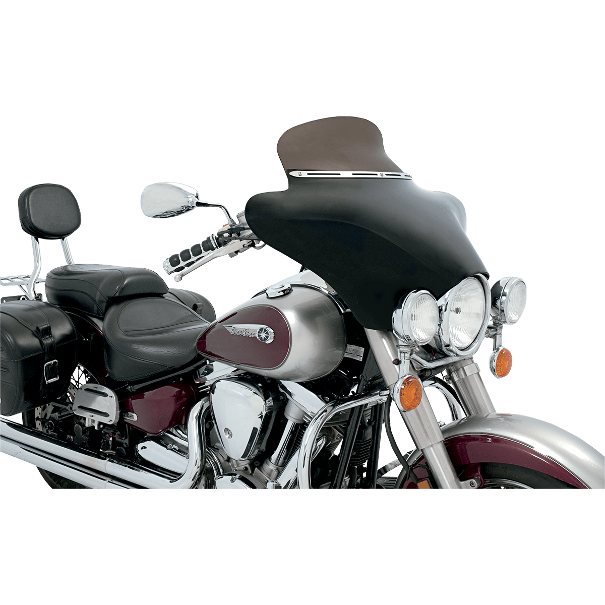 MEMPHIS SHADES Fairing Windshield Trim Stainless Steel Slotted Slim