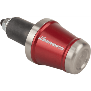 DRIVEN RACING Bar End Weight Stainless Steel/Red