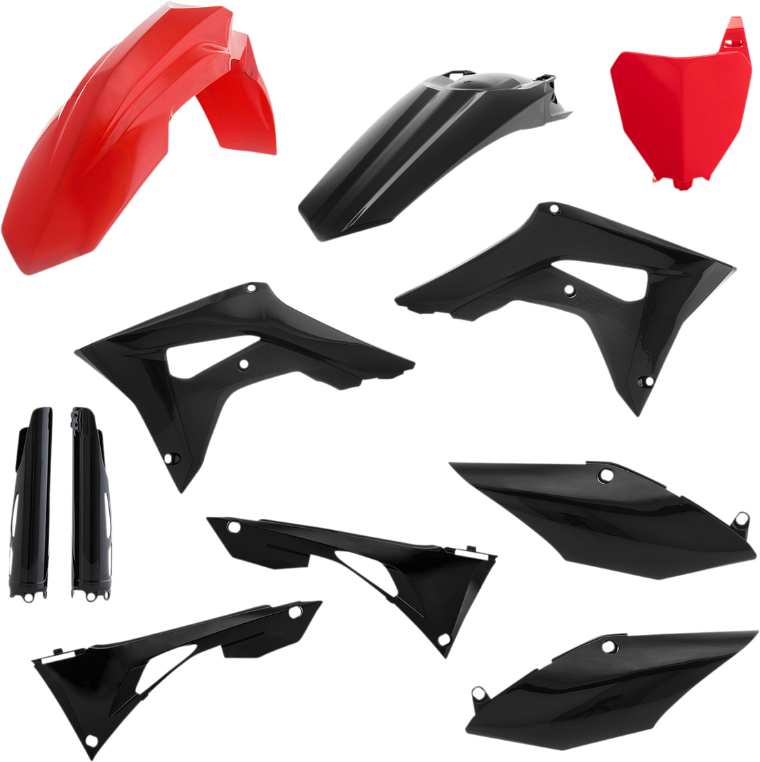 ACERBIS Full Replacement Body Kit Red/Black 2736251018