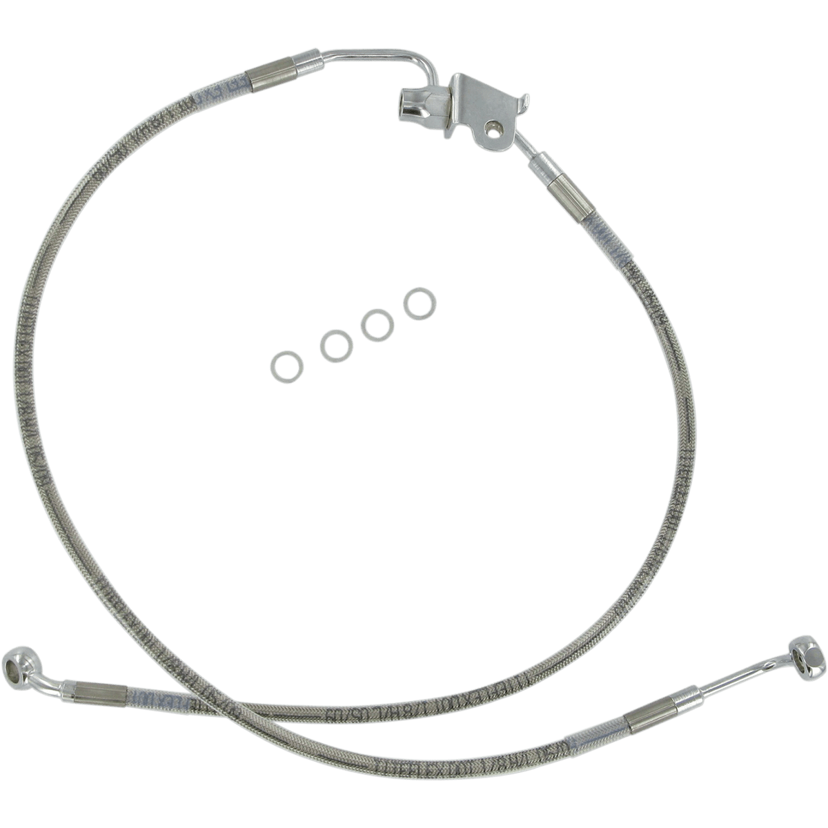 DRAG SPECIALTIES Brake Line Rear Stainless Steel