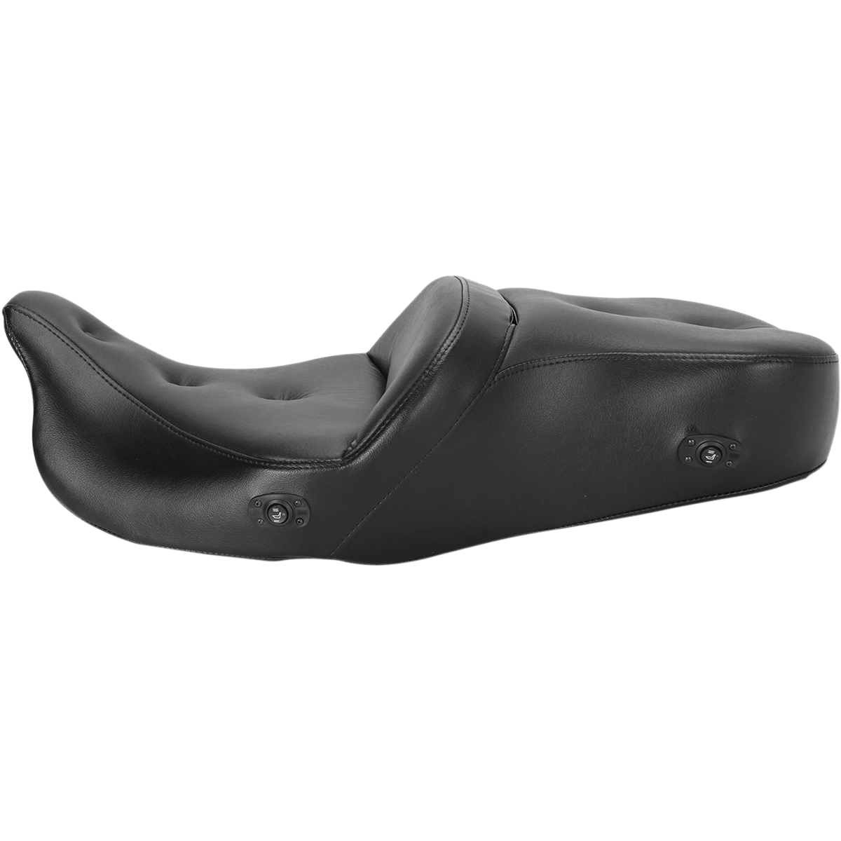 SADDLEMEN Pillow Top Roadsofa™ Seat Heated Black '08-'23 FLH/FLT 80807B181HCT