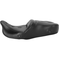 SADDLEMEN Pillow Top Roadsofa™ Seat Heated Black '08-'23 FLH/FLT 80807B181HCT