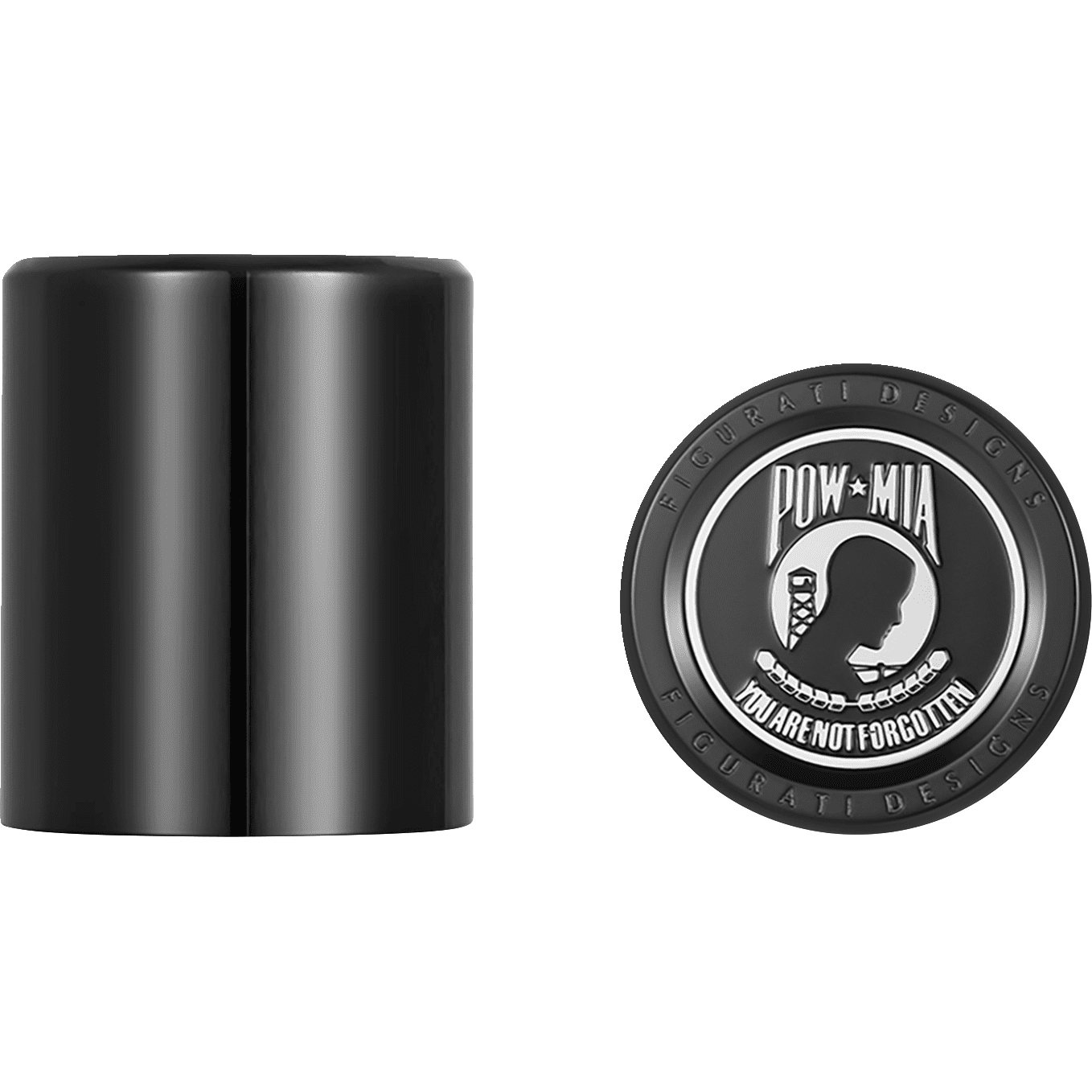 FIGURATI DESIGNS Docking Hardware Covers POW MIA Short Black FD50DC2530BK