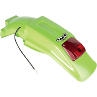 UFO Enduro Rear Fender With Light Green