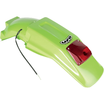 UFO Enduro Rear Fender With Light Green