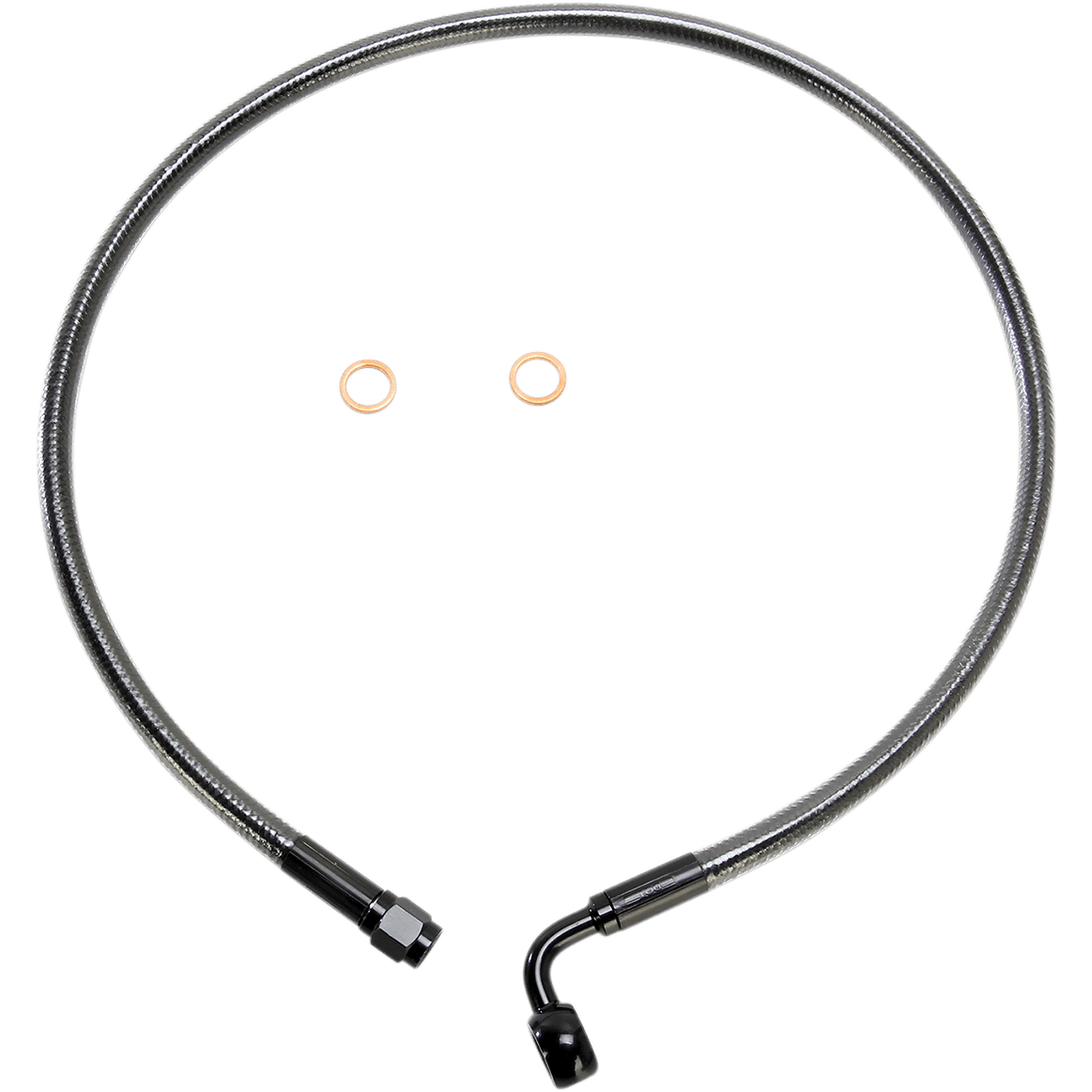 MAGNUM SHIELDING Brake Line 10 mm-90° 28" Black Pearl AS47228