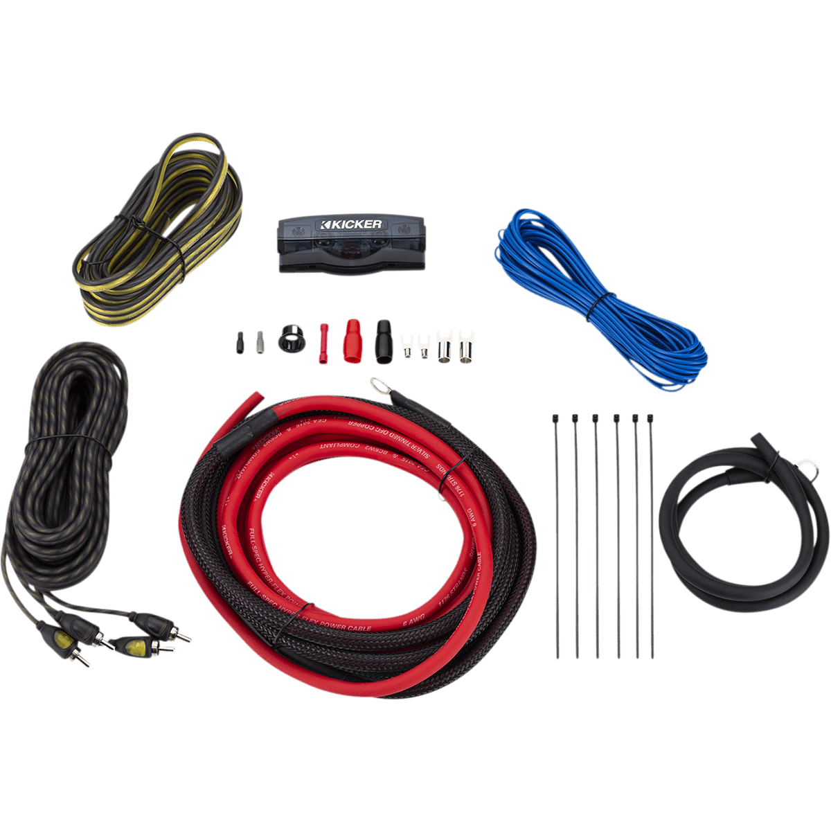 KICKER Amp Install Kit 6 Gauge 47VK6