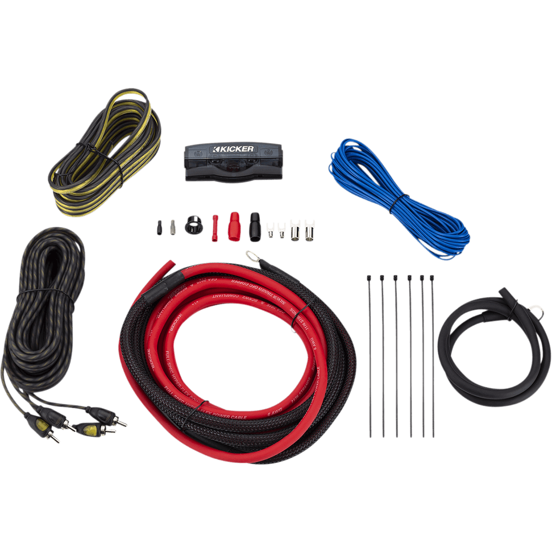 KICKER Amp Install Kit 6 Gauge 47VK6