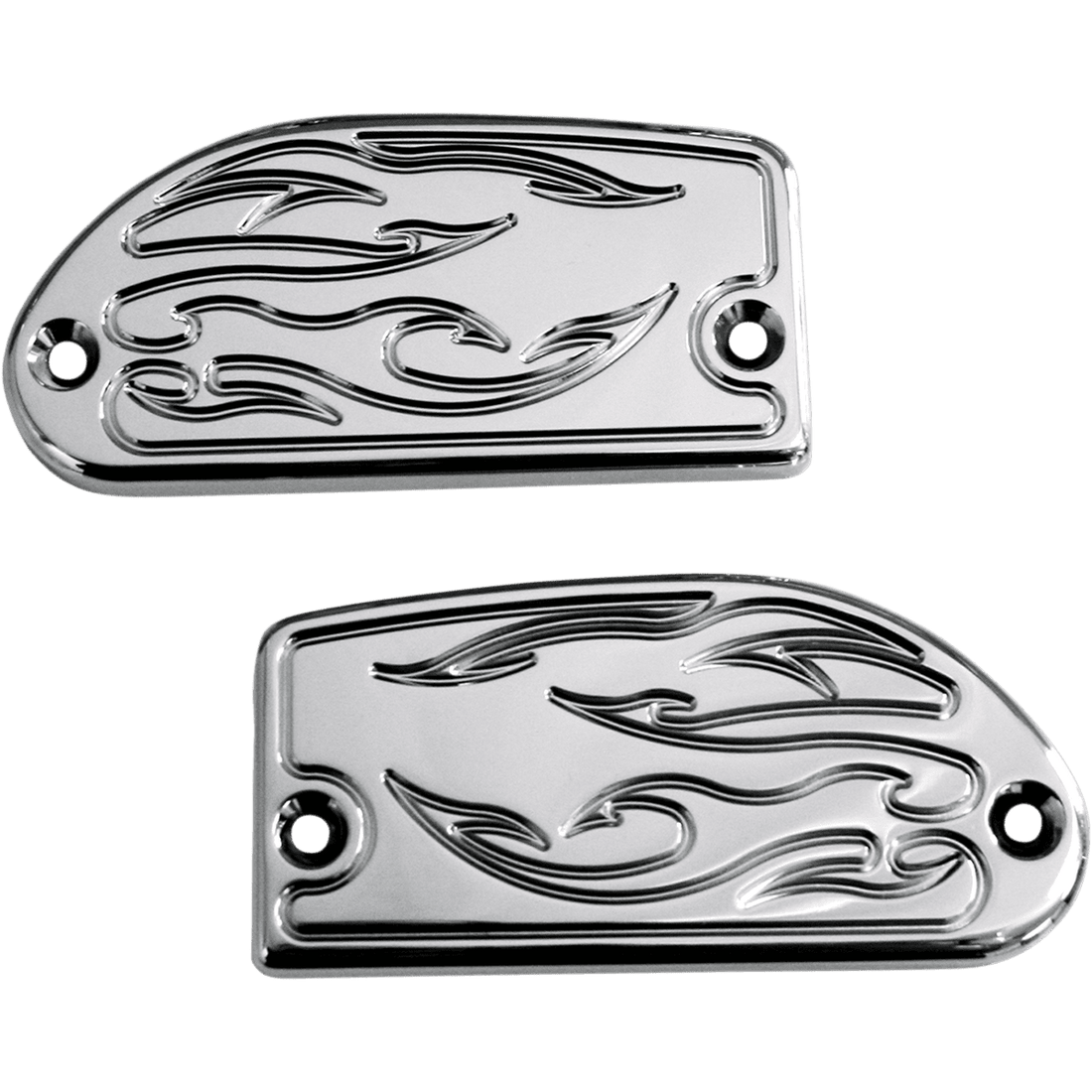 BARON Master Cylinder Cover Flame Yamaha Chrome BA762903