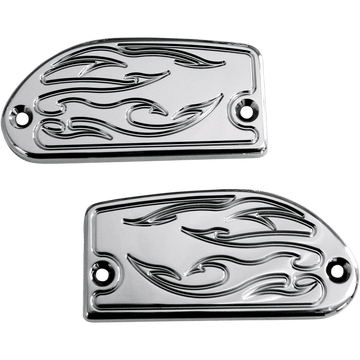 BARON Master Cylinder Cover Flame Yamaha Chrome BA762903