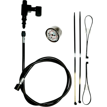 FEULING OIL PUMP CORP. Remote Oil Pressure Gauge/Line Kit Black 9019