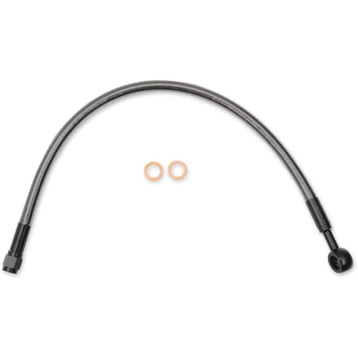 MAGNUM SHIELDING Brake Line 10 mm-Straight 24" Black Pearl AS47624